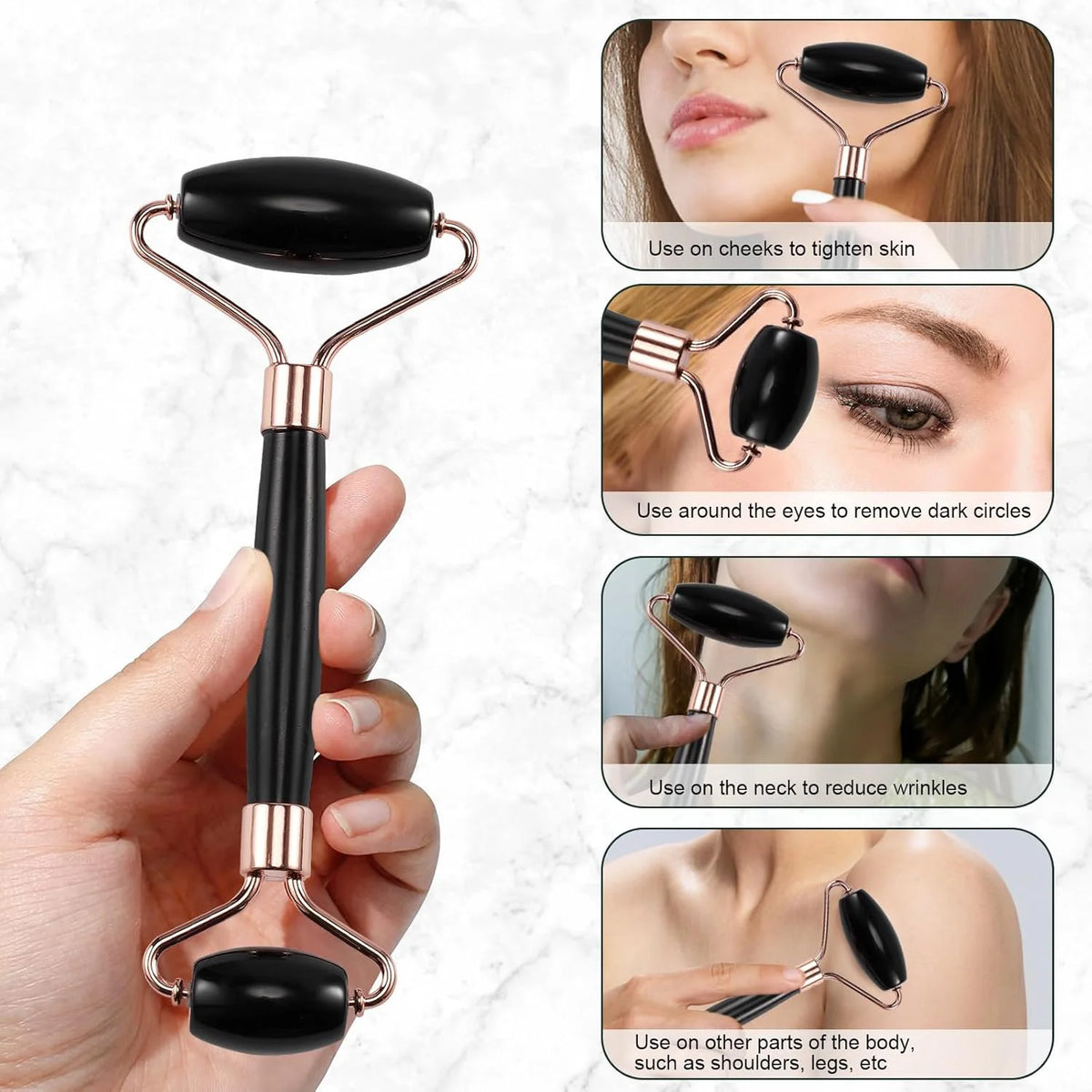 Éclat Glacé™ — Roller Visage & Gua Sha
Le duo fraîcheur pour une routine visage éclatante.