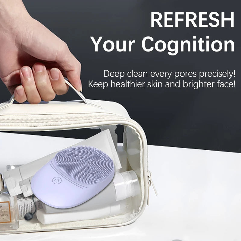 SkinVibe™ — Brosse Nettoyante Vibrante